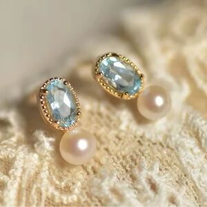 Vintage style stud earrings A534